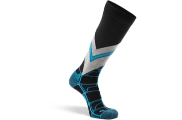 Image of Fox River Afton Ultra-Lightweight Over-the-Calf Ski and Snowboard Sock - Womens, Black/Natural, Large, 142350