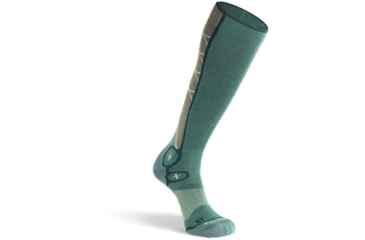 Image of Fox River Afton Ultra-Lightweight Over-the-Calf Ski and Snowboard Sock - Womens, Green, Large, 113026
