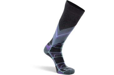 Image of Fox River Afton Ultra-Lightweight Over-the-Calf Ski and Snowboard Sock - Womens, Grey/Silver, Medium, 139655