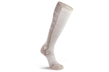 Image of Fox River Afton Ultra-Lightweight Over-the-Calf Ski and Snowboard Sock - Womens, Ivory, Small, 132764