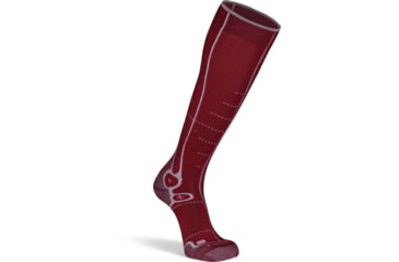 Image of Fox River Bootfitter Elite Ultra-Lightweight Over-the-Calf Ski and Snowboard Sock - Womens, Maroon, Small, 199563