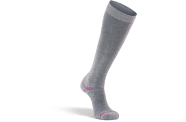 Image of Fox River Chamonix Lightweight Over-the-Calf Ski and Snowboard Sock - Womens, Grey, Large, 124427