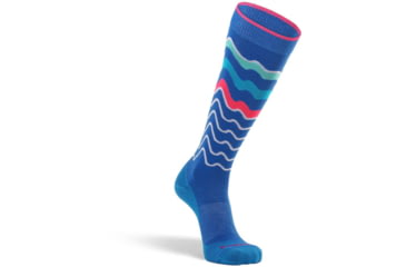 Image of Fox River Freerider Ultra-Lightweight Over-the-Calf Ski and Snowboard Sock - Womens, Blue, Medium, 154600