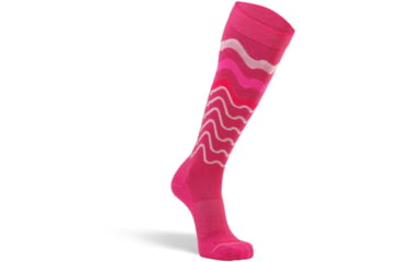 Image of Fox River Freerider Ultra-Lightweight Over-the-Calf Ski and Snowboard Sock - Womens, Fuchsia, Medium, 155972