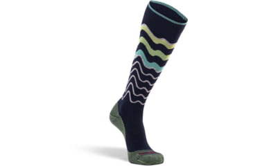 Image of Fox River Freerider Ultra-Lightweight Over-the-Calf Ski and Snowboard Sock - Womens, Navy, Medium, 154601