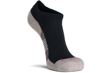 Image of Fox River Her Diabetic Plus Lightweight Ankle Sock - Womens, Black/Grey, Medium, 176646