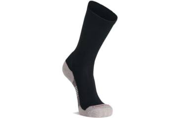 Image of Fox River Her Diabetic Plus Lightweight Crew Sock - Womens, Black/Grey, Medium, 158155