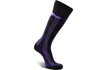 Image of Fox River Kicker Ultra-Lightweight Over-the-Calf Ski and Snowboard Sock - Womens, Black, Small, 136416