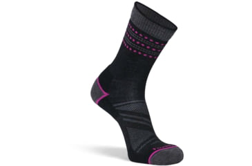 Image of Fox River Long Trail Lightweight Crew Hiking Sock - Womens, Black, Medium, 193517