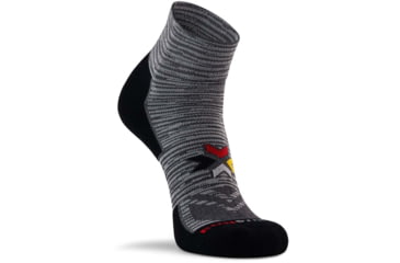 Image of Fox River Mesa Lightweight Quarter Crew Running Sock - Mens, White, Small, 192855