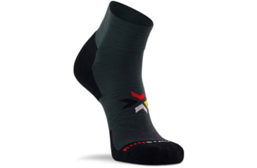 Image of Fox River Mesa Lightweight Quarter Crew Running Sock - Mens, Zedar, Small, 179845