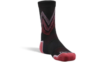 Image of Fox River Mountain Hiker Lightweight Crew Hiking Sock - Kids, Black, Small, 140072