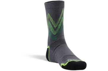 Image of Fox River Mountain Hiker Lightweight Crew Hiking Sock - Kids, Grey, Small, 127820