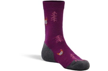 Image of Fox River Robin Hood Lightweight Crew Hiking Sock - Kids, Berry, Large, 132872