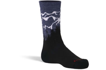 Image of Fox River Scramble Medium Weight Crew Hiking Sock - Kids, Jeans, Small, 137138