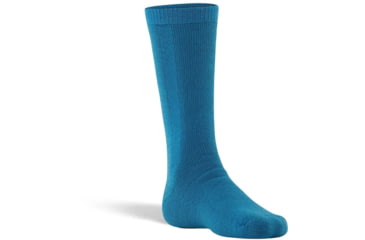 Image of Fox River Slalom Jr. Medium Weight Mid-Calf Boot Ski and Snowboard Sock - Kids, Teal, Small, 129897