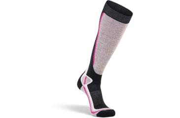 Image of Fox River Taos Lightweight Over-the-Calf Ski and Snowboard Sock - Womens, White/Black, Large, 127895