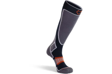 Image of Fox River Valdez 2.0 Lightweight Over-the-Calf Ski and Snowboard Sock - Mens, Gray, Medium, 105364