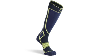 Image of Fox River Valdez 2.0 Lightweight Over-the-Calf Ski and Snowboard Sock - Mens, Navy, Large, 123753