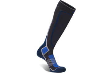 Image of Fox River Valdez Lightweight Over-the-Calf Ski and Snowboard Sock - Mens, Dark Grey/Water, Large, 179390
