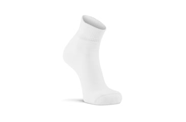 Image of Fox River Wick Dry Classic Medium Weight Quarter Crew Everyday Sock 32C16FC8, White, Large, 119493