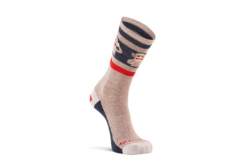 Image of Fox River Womens Monkey See Ultra-Lightweight Crew Everyday Sock 279B0AE9, Brown Heather, Small, 179679