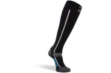 Image of Fox River Zermatt Lightweight Over-the-Calf Ski and Snowboard Sock - Mens, Black, Medium, 197466