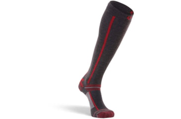 Image of Fox River Zermatt Lightweight Over-the-Calf Ski and Snowboard Sock - Mens, Charcoal, Large, 103403