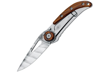 Image of Fox Trendy Framelock Folding Knife, 2.13 Damascus steel blade, Cocobolo wood handle, 01FX244