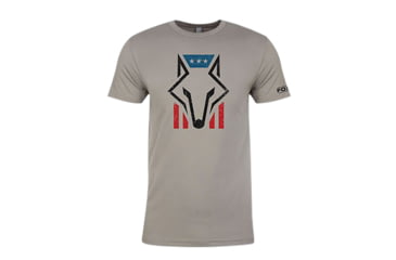 Image of Foxpro FHFGL Foxhead Flag Gray Cotton/Polyester Short Sleeve Large