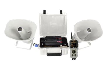Image of FoxPro Super Snow Crow Pro Digital Game Call,White w/TX1000 Transmitter and 30W Speakers, SSCPW