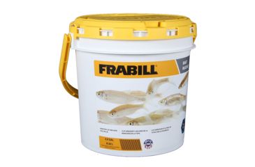 Image of Frabill Bucket Bait, White/Yellow, 2.2 Gallon, PMC4820