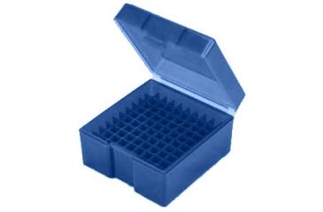 Image of Frankford Arsenal .38/.357 Caliber Ammo Box, #1003 - 100 Count, Blue 930447