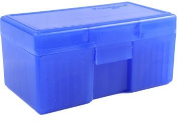 Image of Frankford Arsenal 22 Hornet-30 M1 Caliber Ammo Box, #504 - 50 Count, Blue 698582 