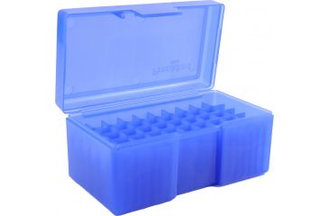 Image of Frankford Arsenal 22 Hornet-30 M1 Caliber Ammo Box, #504 - 50 Count, Blue 698582 
