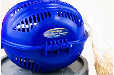Image of Frankford Arsenal Quick N Ez Reloading Case Tumbler Kit, Media, Separator, Polish, Bucket, 110V, 645880