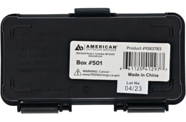 Image of Frankford Arsenal Reloading Tools Hinge-Top Ammo Box, #501, 380-9mm 50 ct., 1083783