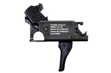 Image of Franklin Armory BFSIII CZ-S1 Binary Firing System for CZ Scorpion, Straight, Black, 06-50026-BLK