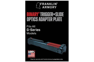 Image of Franklin Armory G-Series Optics Plates for Holosun K, Black, 17-50200-BLK