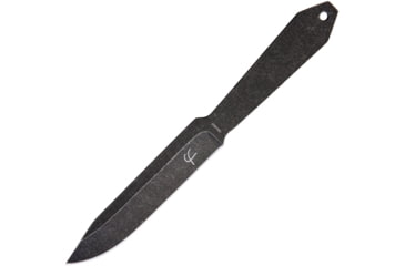 Image of Fred Perrin Le Lancer Knife, 5.5 black stonewash finish 440C stainless clip po, One-piece construction, FP1906