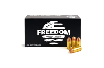 Image of Freedom Munitions .380 Auto100 Grain Hollow Point Brass Pistol Ammo, 50 Rounds, FM380H100N50