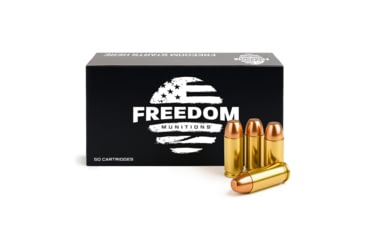 Image of Freedom Munitions .44 Magnum 240 Grain Round Nose Flat Point Brass Pistol Ammo, 50 Rounds, FM44RF240N50