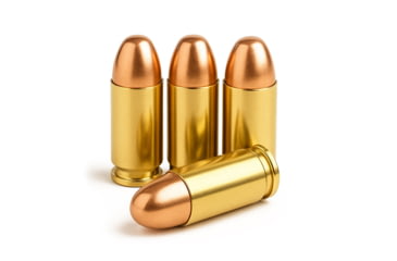 Image of Freedom Munitions HUSH Subsonic 9mm Luger 147 Grain Round Nose Brass Pistol Ammo, 50 Rounds, FMH9R147N50