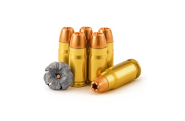 Image of Freedom Munitions X-DEF Defense 357 Sig 124 Grain Hollow Point Brass Pistol Ammo, 50 Rounds, FMX357SXD124N50
