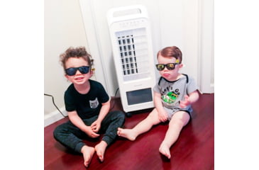 Image of Frigidaire 2-in-1 Personal Evaporative Air Cooler and Fan, Cools 100 sq ft, White, White, EC100WF