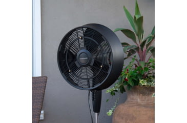 Image of Frigidaire Outdoor Misting Fan/Pedestal Fan, Black, Cools 500 sq ft, FMF2K5BK00