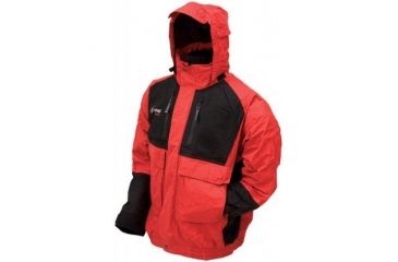 Image of Frogg Toggs Firebelly Toadz Jacket, Black/Red, X-Large 74306