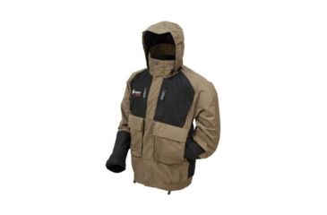 Image of Frogg Toggs Firebelly Toadz Jacket, Black/Stone, XXX-Large 74296
