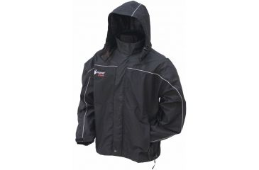 Image of Frogg Toggs Highway Toadz Jacket, Black, LG NTH65125-01LG