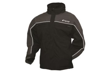 Image of Frogg Toggs Pilot Illuminator Jacket, Black/Charcoal Gray, LG 1002621